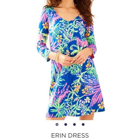 Lilly Pulitzer Dresses & Skirts - Lilly Pulitzer Erin Indigo All Glow Dress